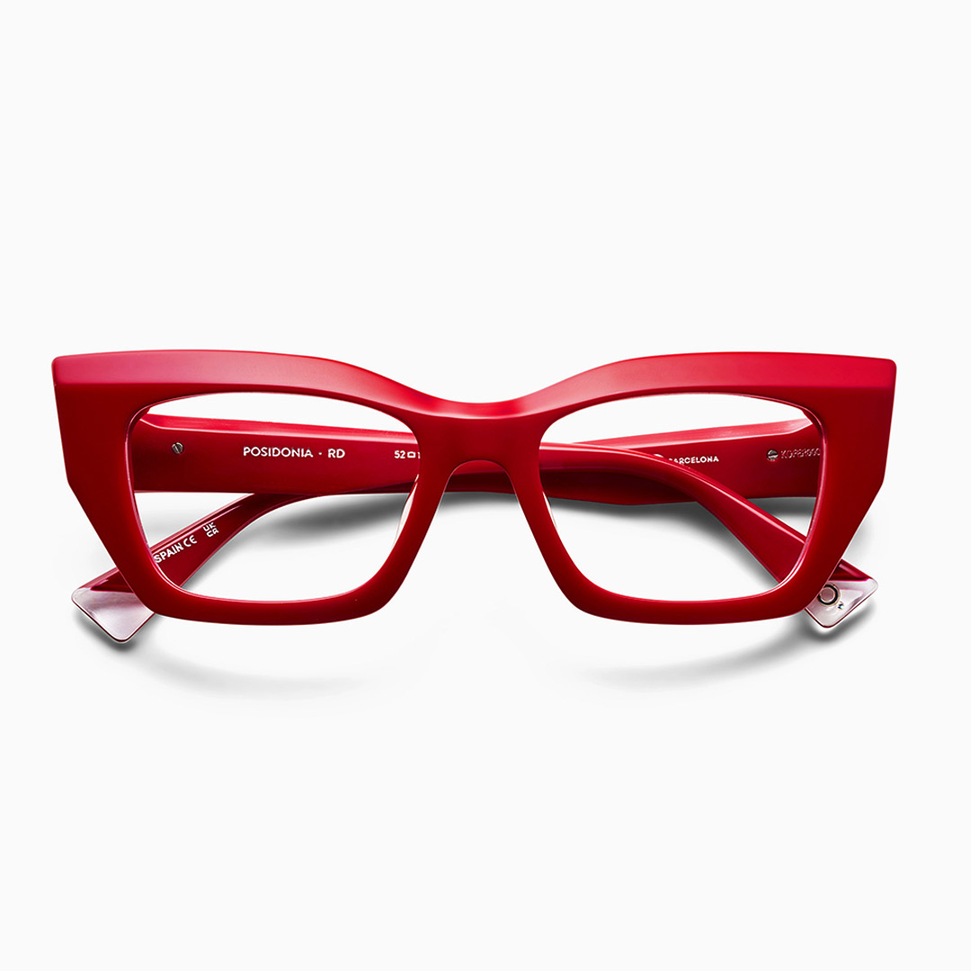 red glasses etnia, optoplus
