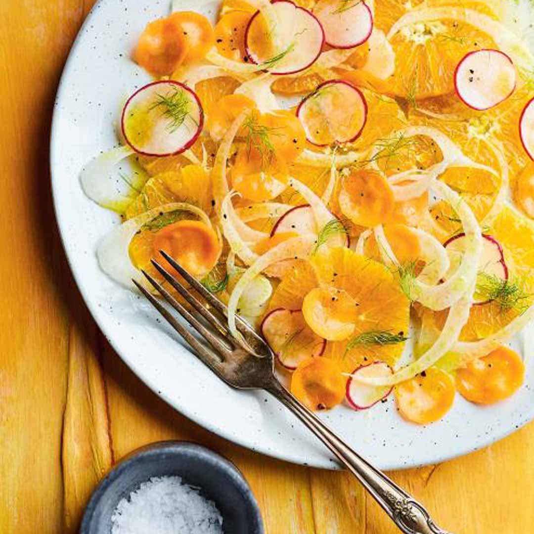 salade d’oranges, de carottes et de fenouil, Ricardo, Optoplus